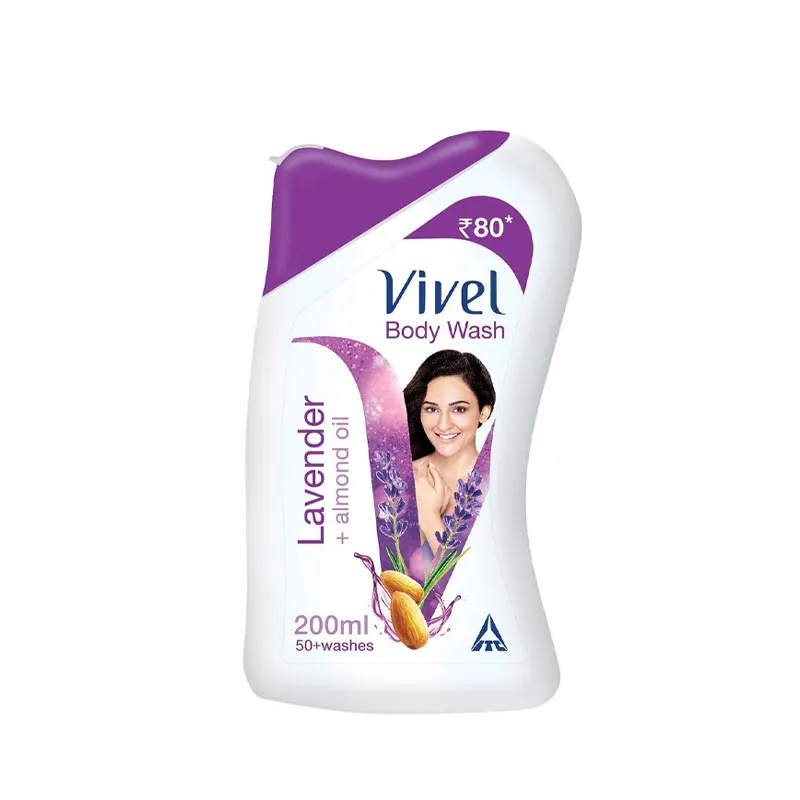 Vivel Lavender + Almond Oil Body Wash 200 ml EROCS (BD.) LTD.